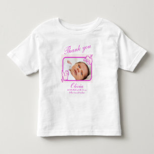 Vielen Dank für Ihr Foto zur Ankündigung der Gebur Kleinkind T-shirt