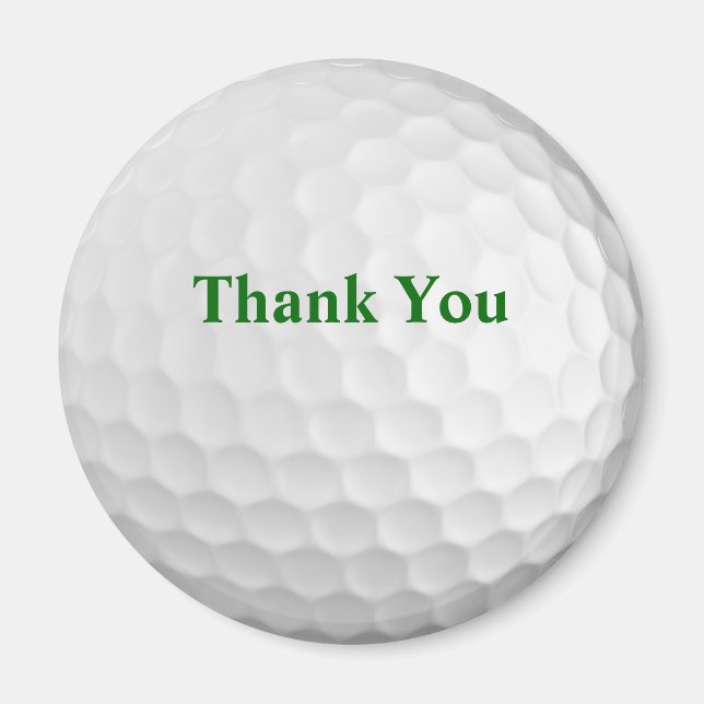 Vielen Dank für Ihr Golfgeschenk Magnet (Vorne)