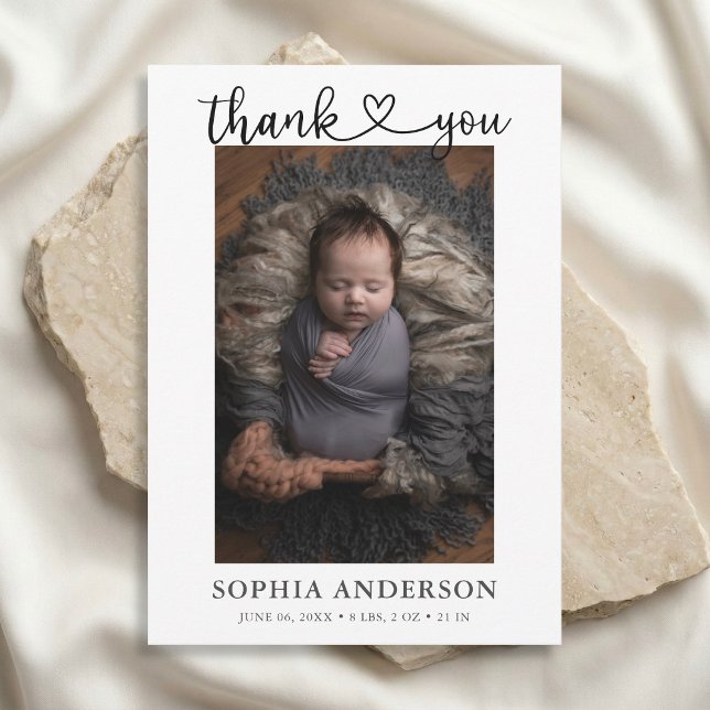 Vielen Dank für Ihr Herz-Script-Foto Ankündigung (Von Creator hochgeladen)