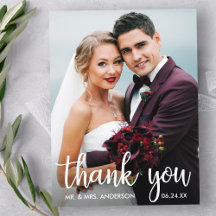 Vielen Dank für Ihr Hochzeitsskript Foto Modernes 