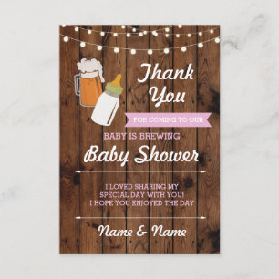 Vielen Dank für Ihr Interesse an Baby Shower Beer  Einladung