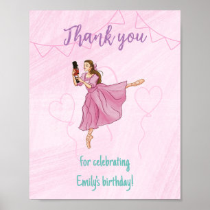 Vielen Dank für Ihr Interesse an Ballerina Birthda Poster