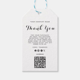 Vielen Dank für Ihr Interesse an der QR-Kodierung Geschenkanhänger