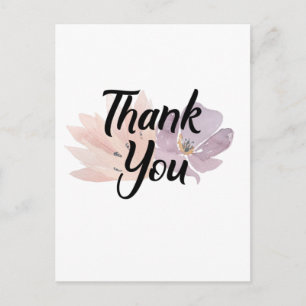 Vielen Dank für Ihr Interesse an Floral Postkarte