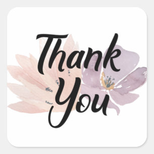 Vielen Dank für Ihr Interesse an Floral Quadratischer Aufkleber