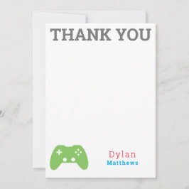 Vielen Dank für Ihr Interesse an Gamer Video Game  Dankeskarte