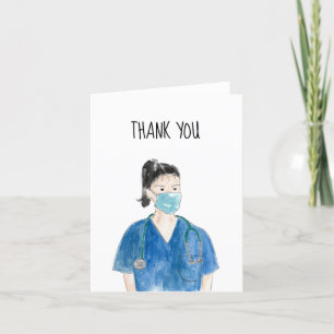 Vielen Dank für Ihr Interesse an Nurse Watercolor  Dankeskarte