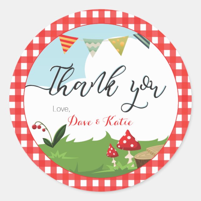 Vielen Dank für Ihr Interesse an Sticker | Picnic/ (Vorderseite)