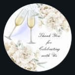 Vielen Dank für Ihr Interesse an unserem Treffen Runder Aufkleber<br><div class="desc">Dieser schöne Hochzeitsaufkleber verfügt über ein zartes und elegantes Drehbuch "Danke für das Fest mit uns", umgeben von sanften Blumen. Die dezente Farbpalette schafft einen zeitlosen und romantischen Look, der perfekt zum Abdichten von Hochzeitseinladungen, Gaumenbeutel oder Dankeschön-Karten geeignet ist. Die Blumendetails bieten eine stilvolle und moderne Touch zu Ihrem Hochzeitsgeschenk....</div>