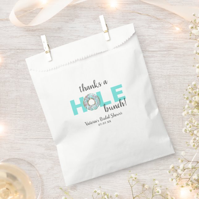 Vielen Dank für Ihr Interesse | Donut-Gastgeschenk Geschenktütchen (Ausgeschnitten)