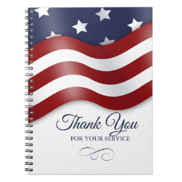 Vielen Dank für Ihr militärisches SpiralNotebook Notizblock