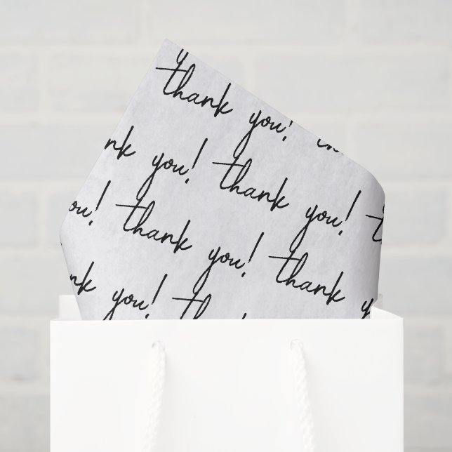 Vielen Dank für Ihr Minimalistisches Berufliches M Seidenpapier (Geschenktüte)
