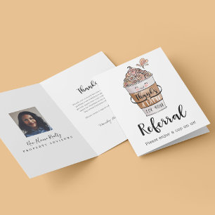 Vielen Dank für Ihr Referat Kawaii Coffee Cup Dankeskarte