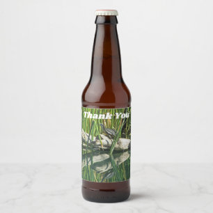 Vielen Dank für Ihr schönes Schildkrötenwasser Ref Bierflaschenetikett