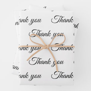 Vielen Dank für Ihr Wrapping-Papier Geschenkpapier Set