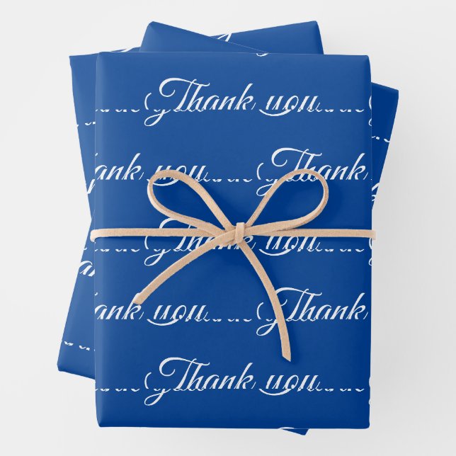 Vielen Dank für Ihr Wrapping-Papier Geschenkpapier Set (Beispiel)