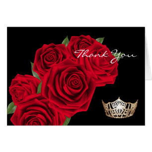 Vielen Dank für Ihre Anmerkung Card Crown & Rote R
