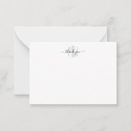 Vielen Dank für Ihre Anmerkung Karten Monogram Cla