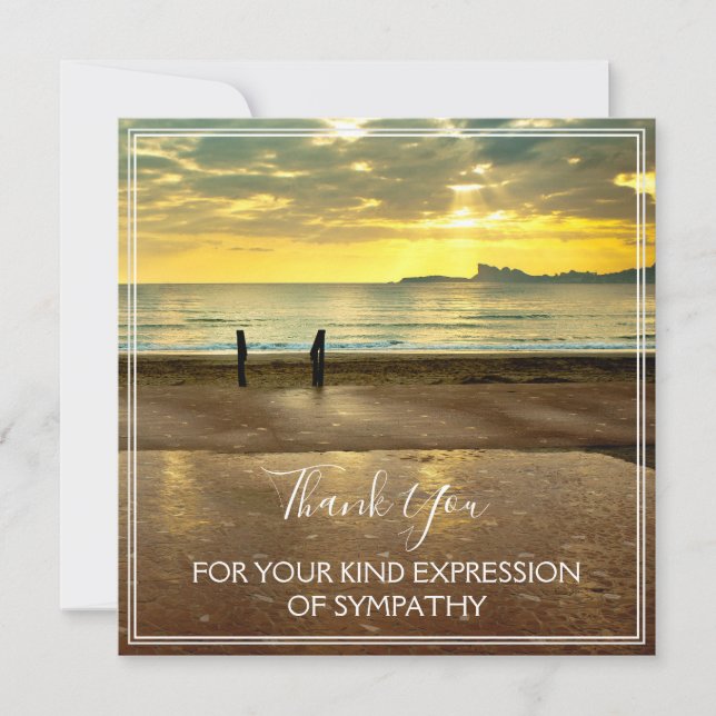 Vielen Dank für Ihre Art von Beileid (Vorderseite)