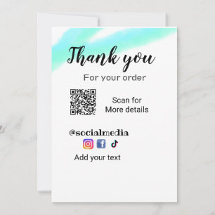 Vielen Dank für Ihre Bestellung fügen q oder Konta Einladung