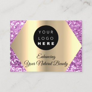 Vielen Dank für Ihre Bestellung Gold Logo Visitenkarte