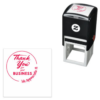 VIELEN DANK FÜR IHRE BUSINESS RUBBER BRIEFMARKE PERMASTEMPEL