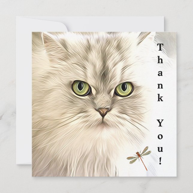 Vielen Dank für Ihre Cat Card Karte (Vorderseite)