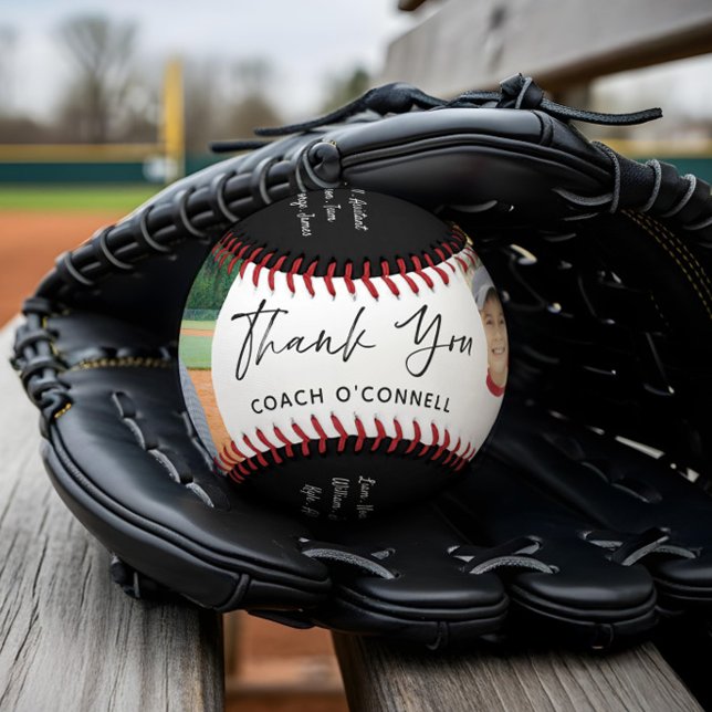 Vielen Dank für Ihre Coach Wertschätzung Fotos & T Baseball (Thank You Coach Appreciation Photos & Team Roster Baseball)
