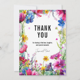 Vielen Dank für Ihre Dankeschön an Meadow Blooms C Dankeskarte