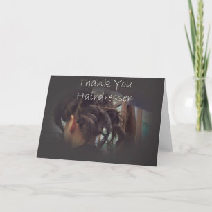 Vielen Dank für Ihre Friseurkarte Dankeskarte