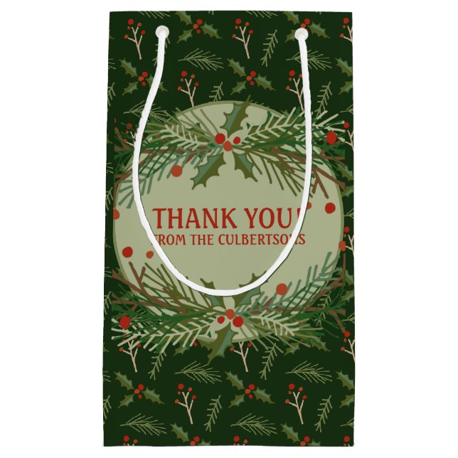 Vielen Dank für Ihre Geschenktasche Kleine Geschenktüte (Vorderseite)