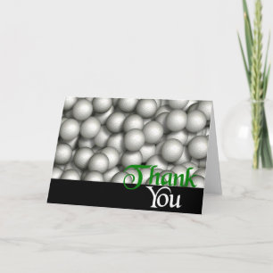 Vielen Dank für Ihre Golf Balls Dankeskarte