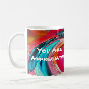 Vielen Dank für Ihre gute Gefärbte Krawatte Kaffeetasse