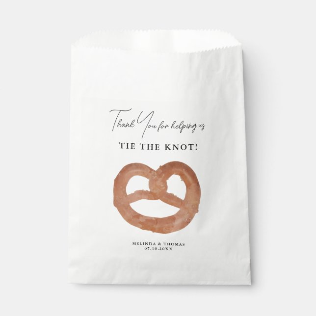 Vielen Dank für Ihre Hilfe bei der Hochzeit der Br Geschenktütchen (Vorderseite)