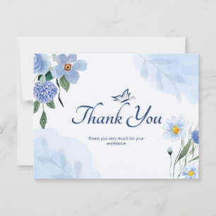 Vielen Dank für Ihre Hilfe Postkarte