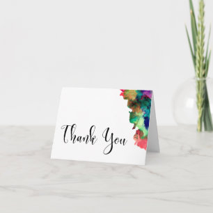 Vielen Dank für Ihre Hochzeit Schwarz Art farbenfr Dankeskarte