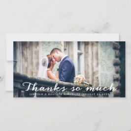 Vielen Dank für Ihre Hochzeit. Vielen Dank für Ihr Dankeskarte