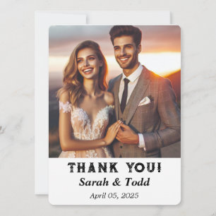 Vielen Dank für Ihre Hochzeitkarte Save The Date