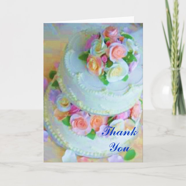 Vielen Dank für Ihre Hochzeitskarten Dankeskarte (Vorderseite)