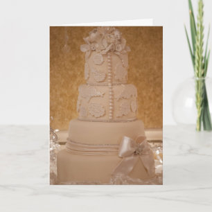 Vielen Dank für Ihre Hochzeitstorte Dankeskarte