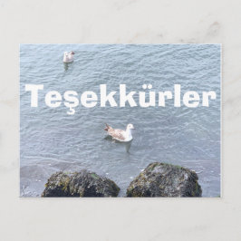 VIELEN DANK FÜR IHRE KARTE IN TÜRKISCH