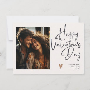 Vielen Dank für Ihre Liebe   Foto Valentine Card Einladung