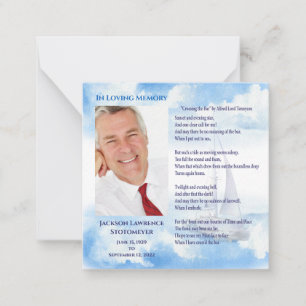Vielen Dank für Ihre Liebe zur Erinnerung Mitteilungskarte