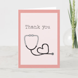 Vielen Dank für Ihre Mitarbeiter im Gesundheitswes Dankeskarte