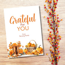 Vielen Dank für Ihre Orange Blume & Pumpkin Gruß