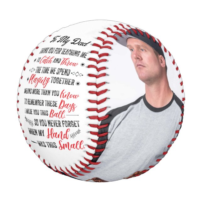 Vielen Dank für Ihre sentimentale Nachricht und Ih Baseball (Schrägansicht)