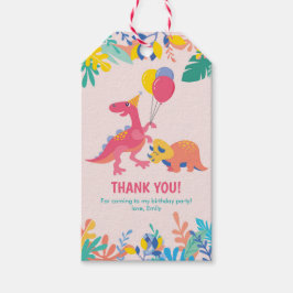 Vielen Dank für Ihre Tags | Dinosaurier-Tags für M Geschenkanhänger