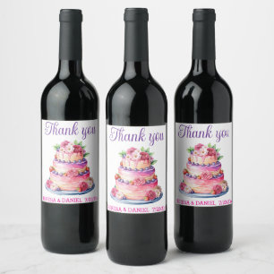 Vielen Dank für Ihre Weinlust Weinetikett