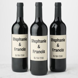 Vielen Dank für Ihre Weinlust Weinetikett
