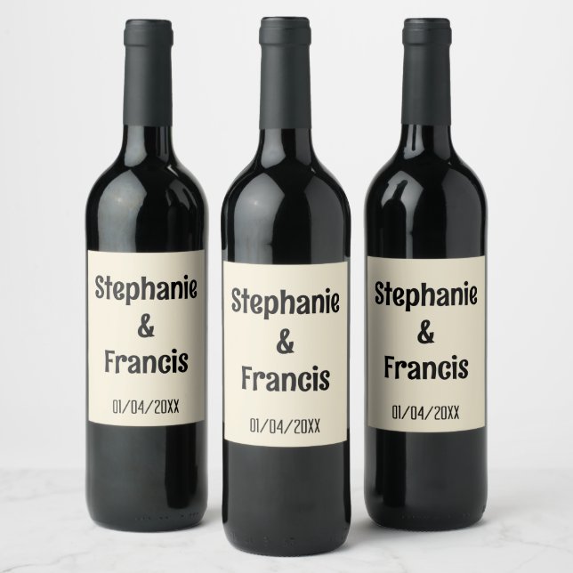 Vielen Dank für Ihre Weinlust Weinetikett (Flaschen)